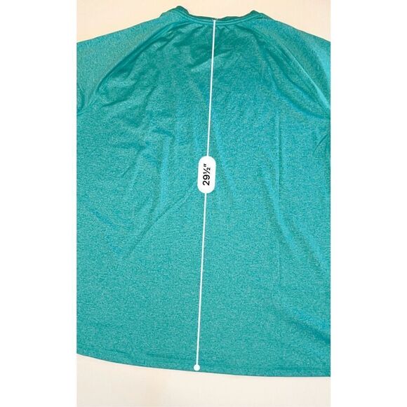 George Aqua Short Sleeve Blue Activewear Top Shirt sz XXLARGE - Picture 7 of 8